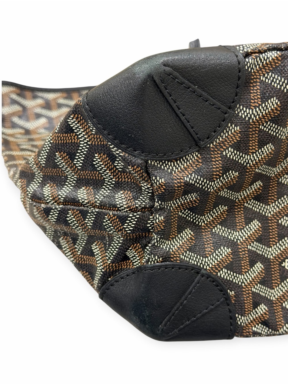 Goyard Saint Louis Tote PM – Black/Brown Goyardine Canvas - Picture 5 of 16